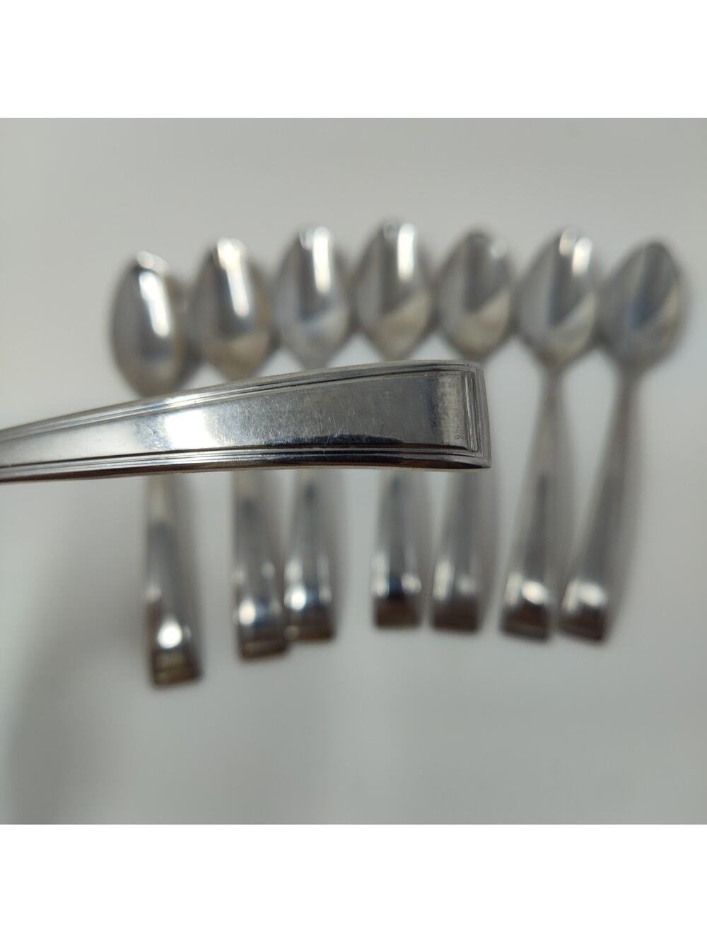 8X Tsp Fortessa Pantheon Set Stainless Steel Flatware Teaspoons